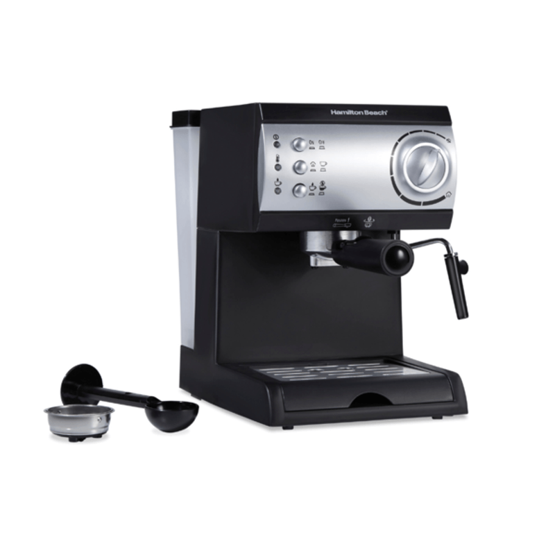 Cafetera Hamilton Beach Espresso y Capuchino 40715 Negro 1.18 L 1 Pz