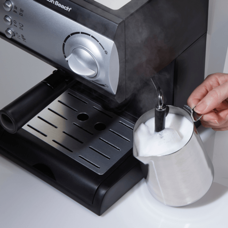 Cafetera Hamilton Beach Espresso y Capuchino 40715 Negro 1.18 L 1 Pz