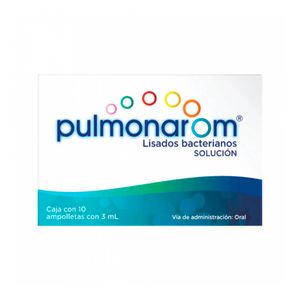 Pulmonarom Lisados Bacterianos 10 Ampolletas con 3 ml