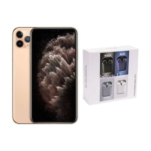 Apple iPhone 11 Pro Max 256GB Dorado REACONDICIONADO + Audífonos Genéricos