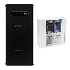 Samsung Galaxy S10 Plus 128GB Negro REACONDICIONADO + Audífonos Genéricos