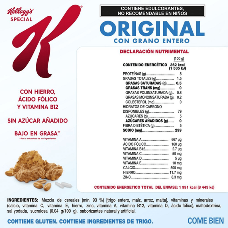 Cereal Special K 550 Gr Kelloggs