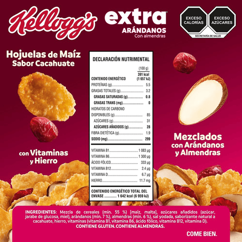 Kelloggs Cereal Corn Flakes El Original 410 g - H-E-B México