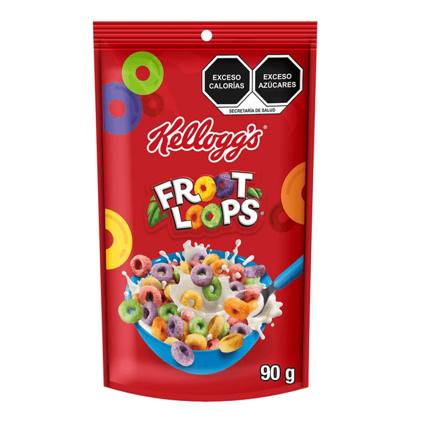 Kelloggs Cereal Froot Loops Pouch 90 G H E B México