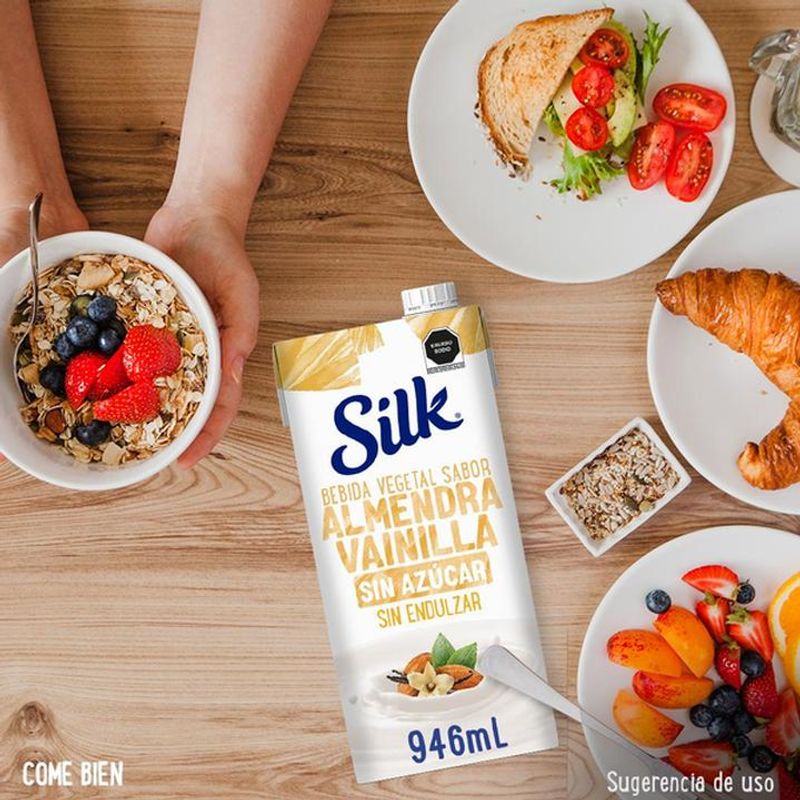 Bebida Silk Sabor Avena Sin Azúcar, 946 ml.