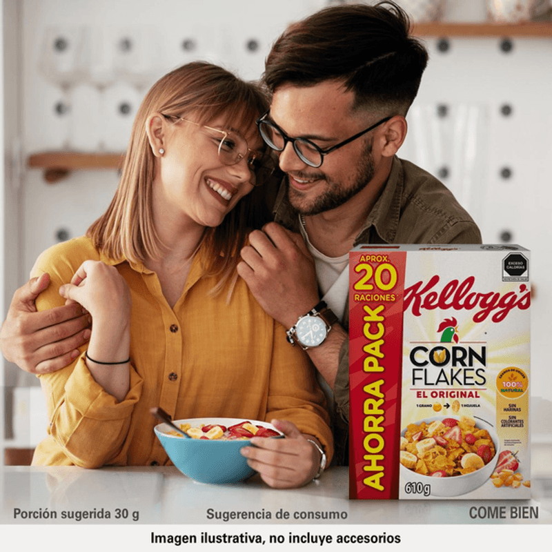 Kelloggs Cereal Corn Flakes El Original 370 g - Mi Tienda del Ahorro