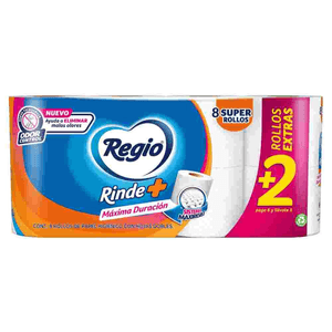 Papel Higiénico Rinde + 8 Pz