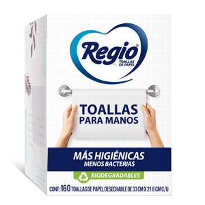 Toallas de Papel Para Manos 160 Pz