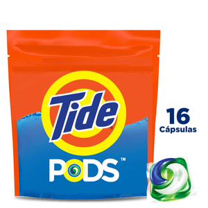 Tide Pods 3 En 1 Original Detergente en Cápsula 16 pz