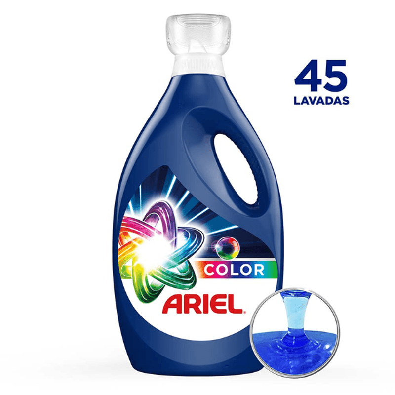 Ariel Color Detergente Líquido Para Lavar Ropa Blanca y de Color