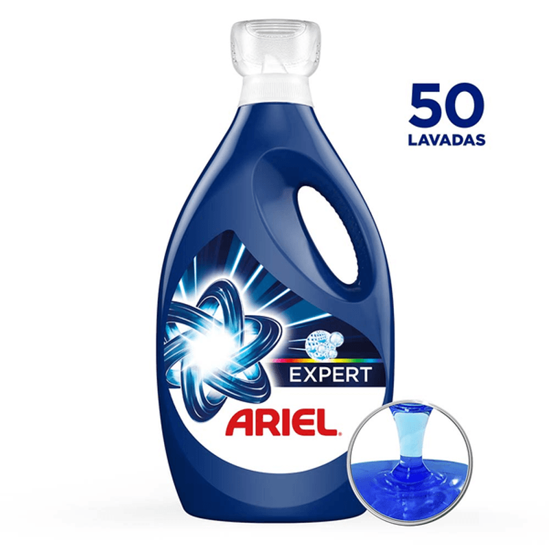 Ariel Color Detergente Líquido Para Lavar Ropa Blanca y de Color 2.8 L -  H-E-B México