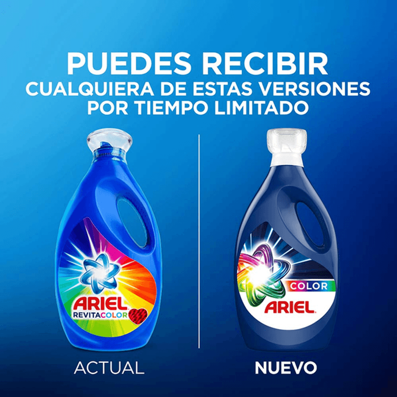 Detergente Líquido Ariel Revitacolor 2.8L