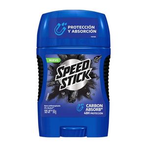 Desodorante  Antitranspirante para Hombre en Barra Speed Stick Carbón Absorb 45 g