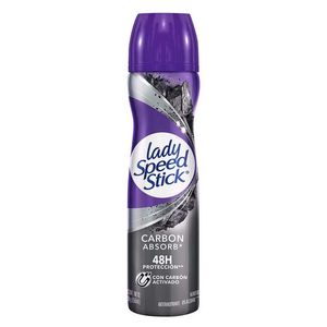 Desodorante Antitranspirante para Mujer en Aerosol Lady Speed Stick Carbón Absorb 91 g