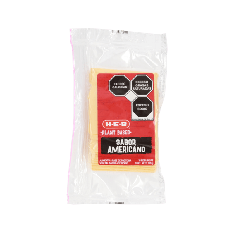 HEB Queso Vegano Rebanado Americano 226 g HEB México