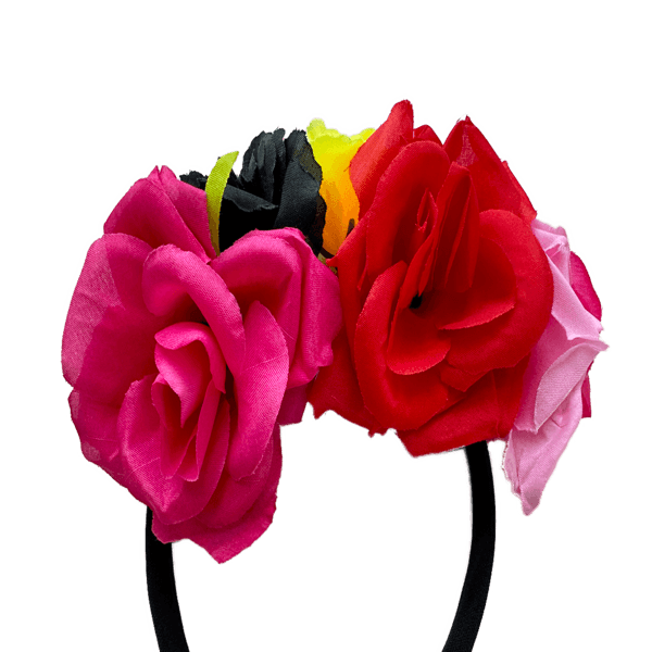 ▷ Diadema de Flores Rosas - ⭐Miles de Fiestas⭐ - 24 H ✓