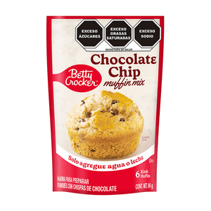 Betty Crocker Harina para Muffins con Chispas de Chocolate 184 g