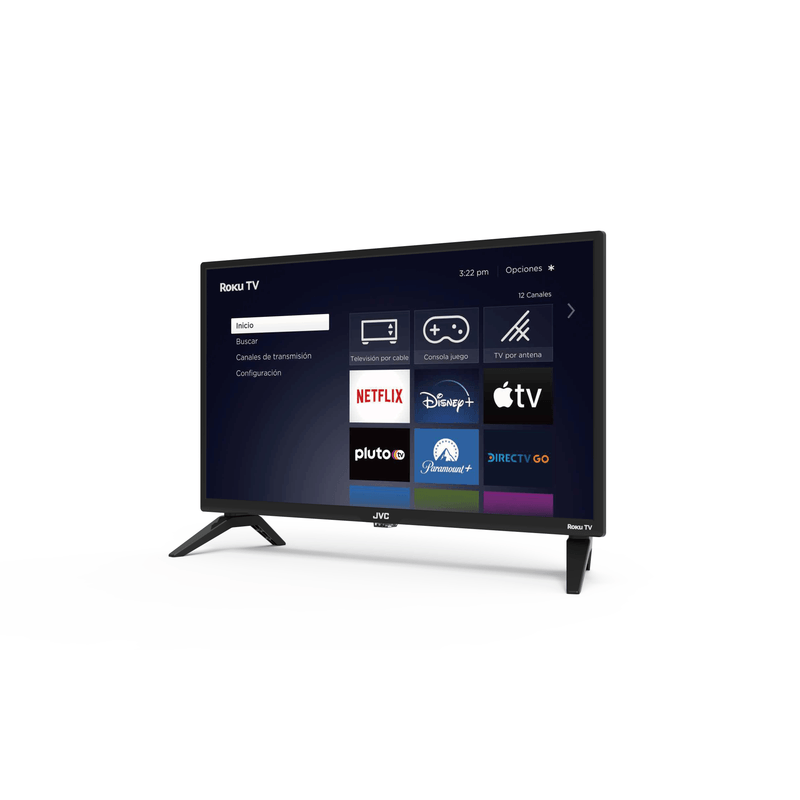 Televisión JVC pantalla 24 Pulgadas Smart TV FULL LED Si24r Roku Tv