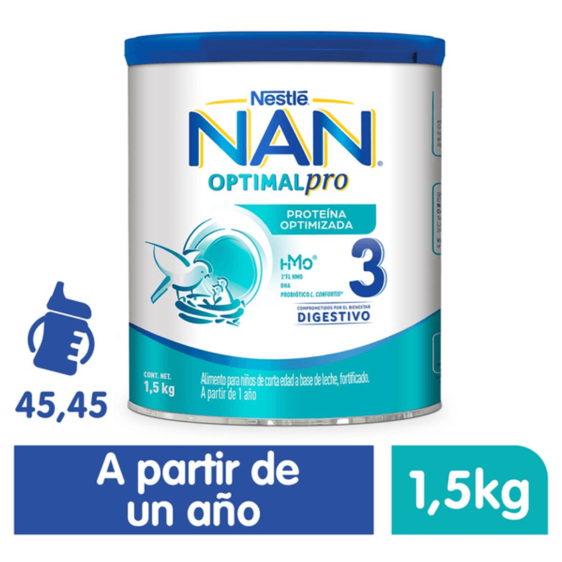 Nan Fórmula Infantil Confort Total 3 900 pz - H-E-B México