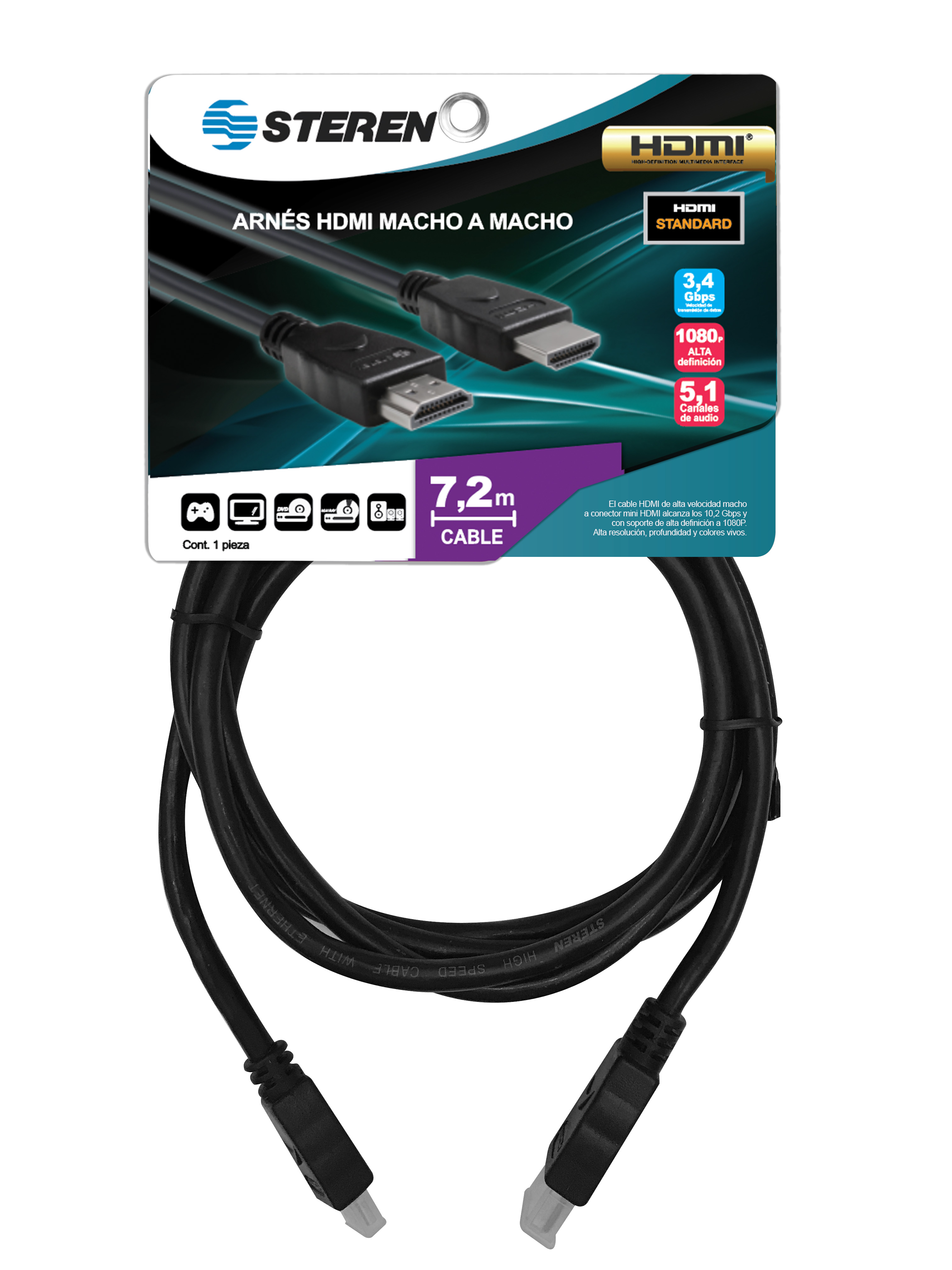 Cable HDMI de 7.2 m 206 HDMI 72 H E B Mexico