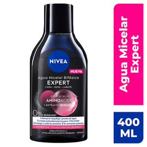 NIVEA Agua Micelar Desmaquillante Micellair Expert 400 ml