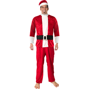 Disfraz Adulto Hombre Navidad Santa 1 Pz