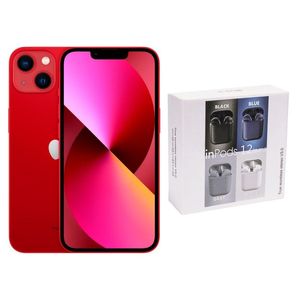 Apple iPhone 13 128GB Rojo REACONDICIONADO + Audífonos Genéricos