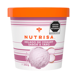 Nutrisa Helado de Yogurt Sabor Taro 252 g