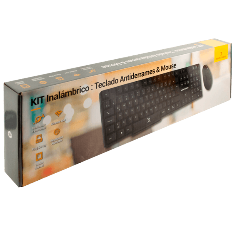 Kit teclado y best sale mouse inalambrico perfect choice