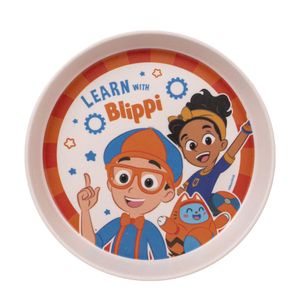 Plato Extendido Blippi de Fibra de Bamboo y Mel 1 pz Plato Extendido Blippi de Fibra de Bamboo Y Mel  1 Pz