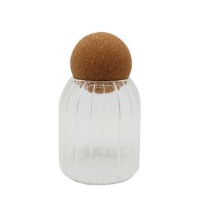 Contenedor de Borosilicato 400ml Dia,:9cm H:14.8c 1 Pz