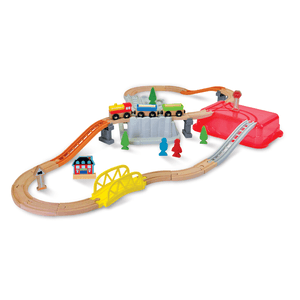 Tren de Madera con Accesorios 1 Pz