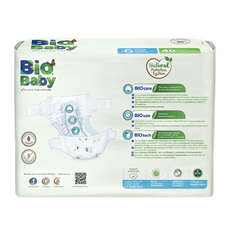 Bio Baby Talla 1 Recién Nacido 56 un