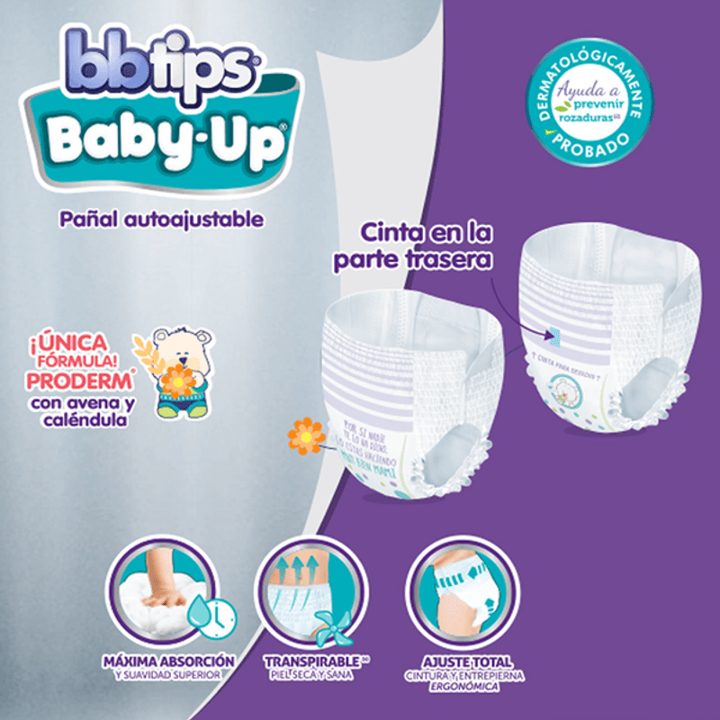 Farmacias del Ahorro, PAÑAL BBTIPS BABY UP ETAPA 7 CON 40 PZ