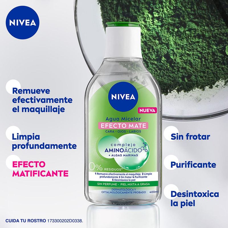 Comprar Agua Micelar Nivea Efecto Mate Piel Mixta A Grasa-400ml