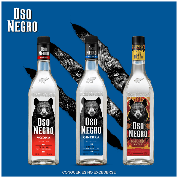 Oso Negro Ginebra Premium 1 L Mi Tienda del Ahorro