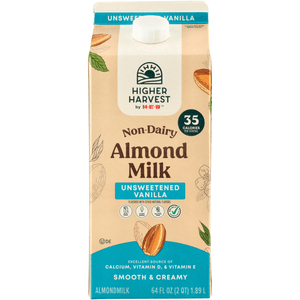 Higher Harvest Leche Almendra Vainilla Sin Endulzar 1.89 Lt