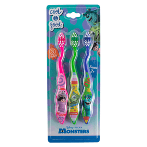 Cepillo Dental 3pack Monsters Inc 3 Pz