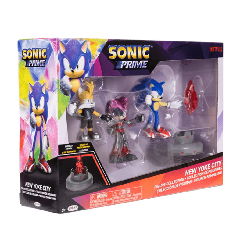  Sonic Prime Figuras de 2.5 Multipack Wave 2 : Juguetes y Juegos