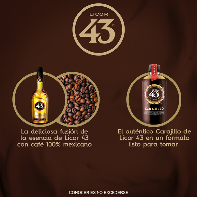 Licor 43 Bebida Preparada Carajillo 285 Ml - H-E-B México