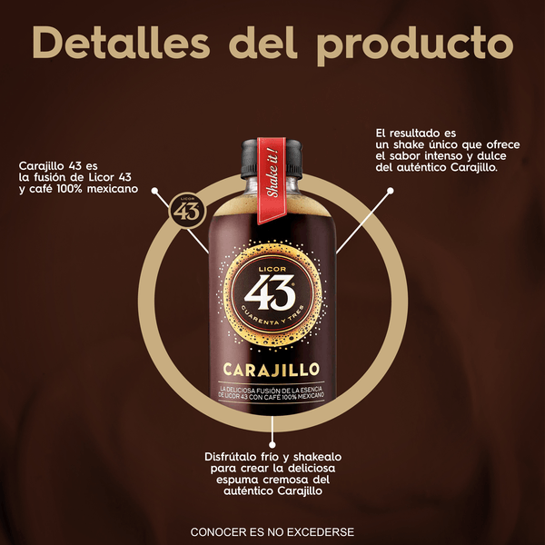 Licor 43 Bebida Preparada Carajillo 285 Ml - H-E-B México