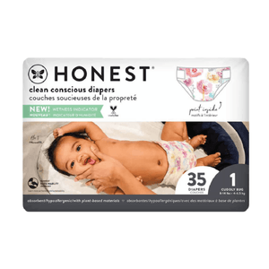 Honest Pañal Talla 1 Rose Blossom 35 Pz 35 Pz