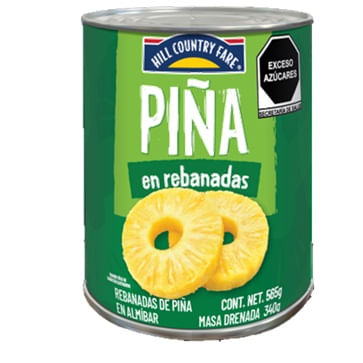 HCF Fruta Enlatada Piña en Rebanadas 565 g - H-E-B México