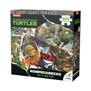 Rompecabezas Coleccionable Tmnt 500 Piezas Caja C 1 Pz