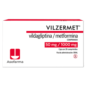 Vilzermet 50mg/1000mg 30cmp Vildagliptina/Metformi 30 Pz