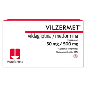 Vilzermet 50mg/500mg 30cmp Vildagliptina/Metformin 30 Pz