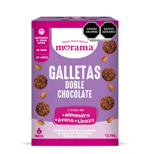 Morama Galletas Doble Chocolate de Almendra, Ave 194 Gr