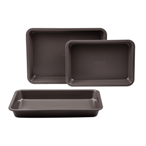 Bergner Set 3Pc Bandeja para Horno Acero al Carbono Bakewa