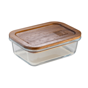 Contenedor Hermético Bergner Borosilicato Rectangular 300 ml