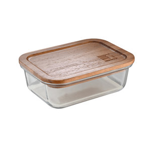 Contenedor Hermético Bergner Borosilicato Rectangular 650 ml